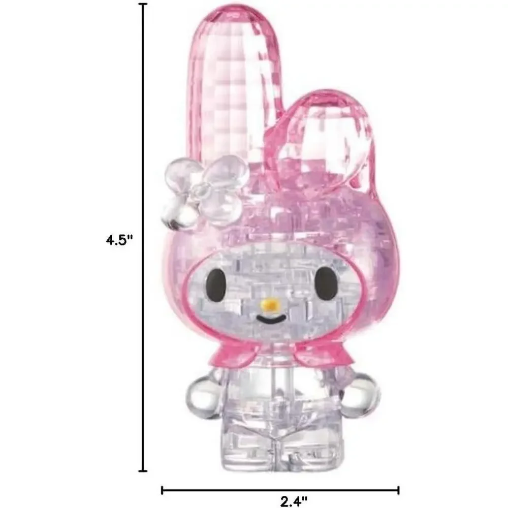 [US Seller]Hanayama 37 Piece Crystal Gallery My Melody 3Dimensional JigsawPuzzle